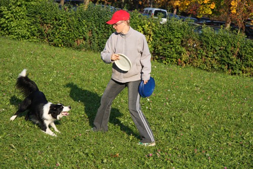 Frizbi trening - Tivoli - 12.10.2008 - foto povečava