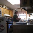 Paula in Paula's kitchen