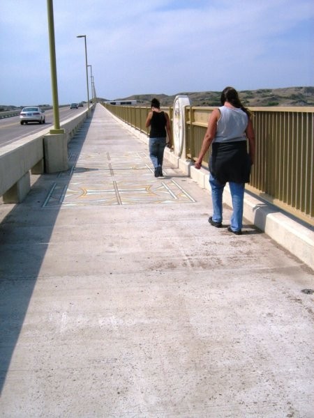 Walking the bridge