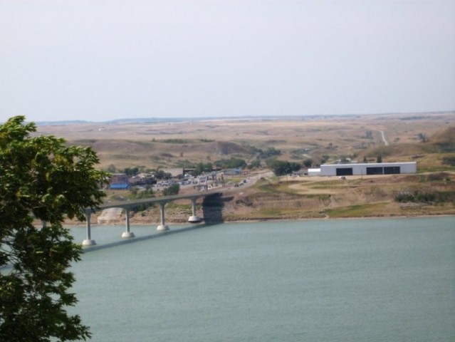 4Bears Bridge, view from Crow Point