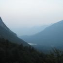 View towards lake Bohinj from the Waterfall