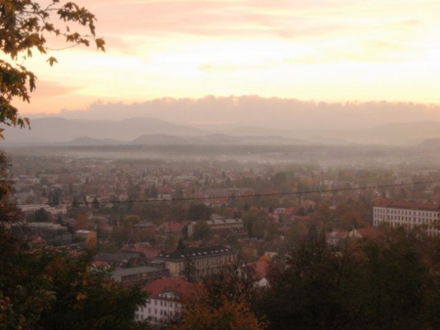 View from Ljubljana castle...
