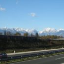 View from highway: Kamnik Alps