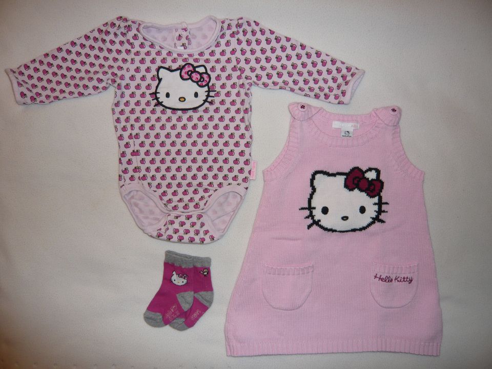 Komplet Hello Kitty H&M, velikost 68, 10 EUR