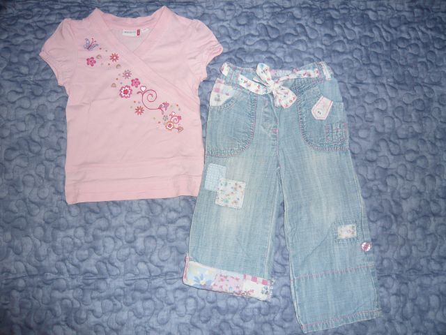NEXT poletne hlače in majčka Berti, 2 leti, ustreza 86cm