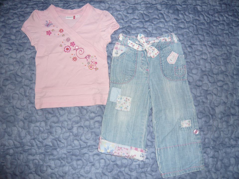 NEXT poletne hlače in majčka Berti, 2 leti, ustreza 86cm
