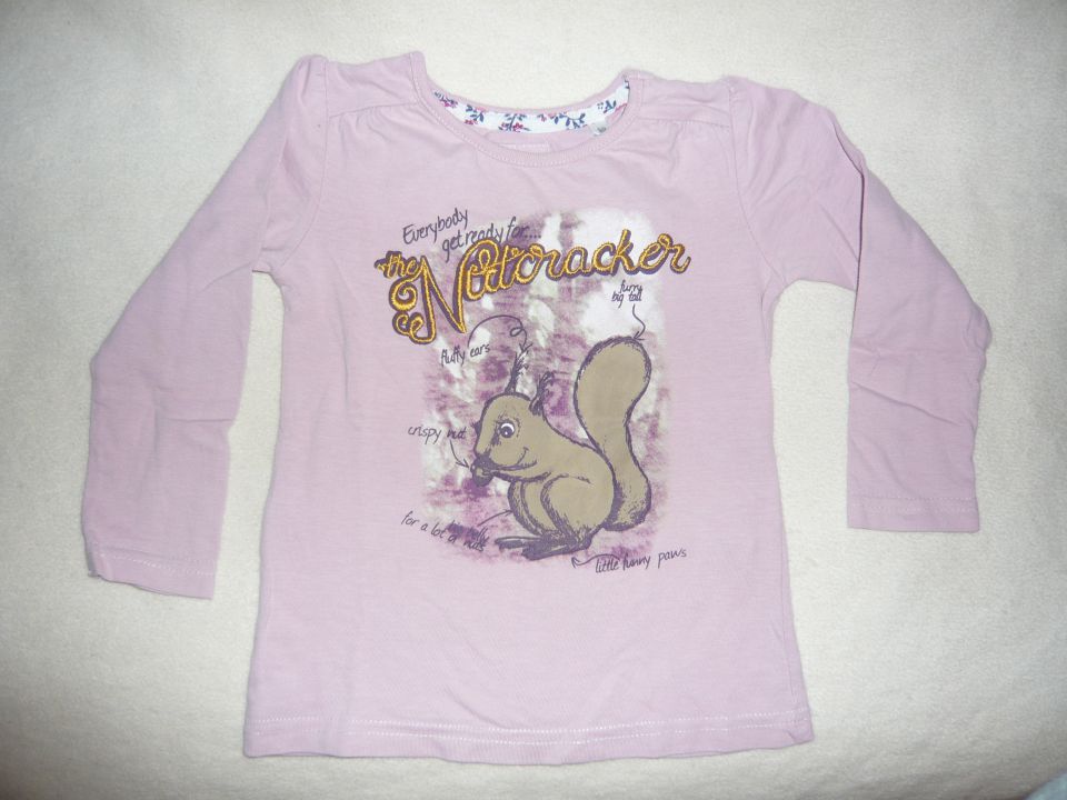 Palomino, zelo mehka in kvalitetna majčka z veveričko, 98cm