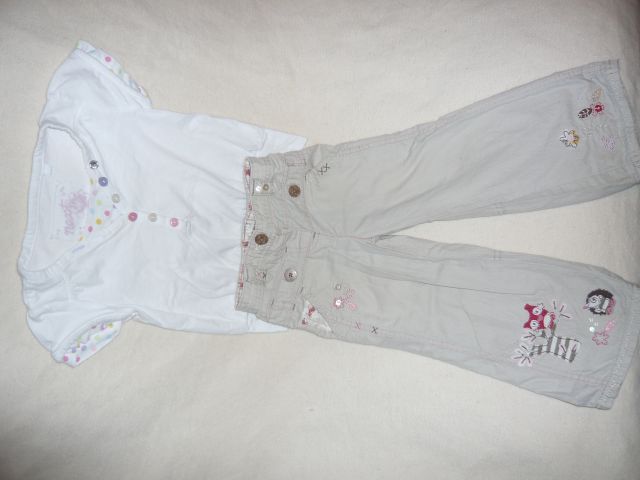 NEXT kompletek majčka + hlače za tople dni, 2-3 leta (98cm), 10 eur