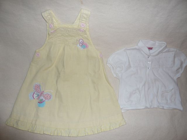 NEXT lanena oblekica kot nova + bolero, oboje 86cm (velika številka!) 14 eur