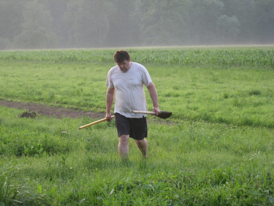 20.6.2008  začetek del na stezi - foto povečava