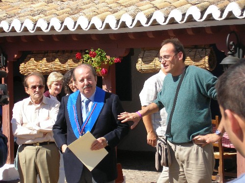 Luis Martinez Candel - predsednik AFAEPS (levo), Xavier (desno),
