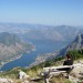 Prelep pogled na Boko Kotorsko z vzpona na Lovćen.