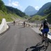 V Sloveniji je najlepši vzpon s kolesom prav na Mangartsko sedlo. V ozadju kraljuje Mangar