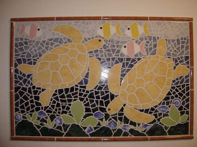 mozaik morski želvi