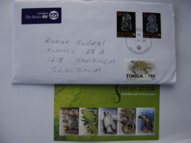 Pismo iz Nove Zelandije