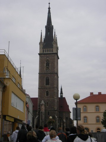 Zvonik časlavske cerkve.
