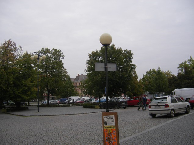 Glavni trg Časlava.