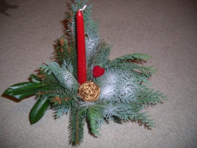 Namizna božična dekoracija