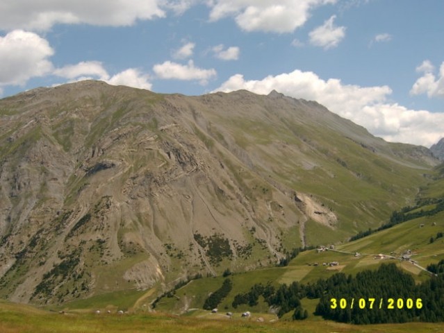 Hribovje v okolici Livigna