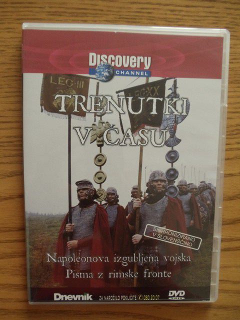 discovery channel, trenutki v času