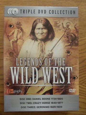 Legends of the wild west, 3-dvd-ji