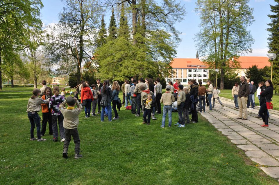 Taborniki, kolesarjenje 21.4.2012 - foto povečava