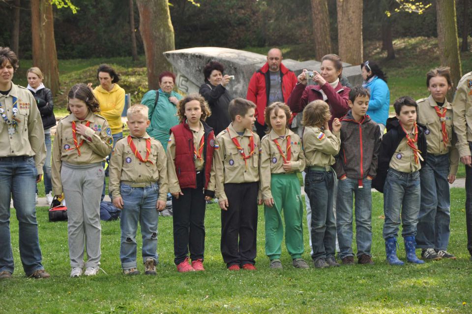 Taborniki, kolesarjenje 21.4.2012 - foto povečava