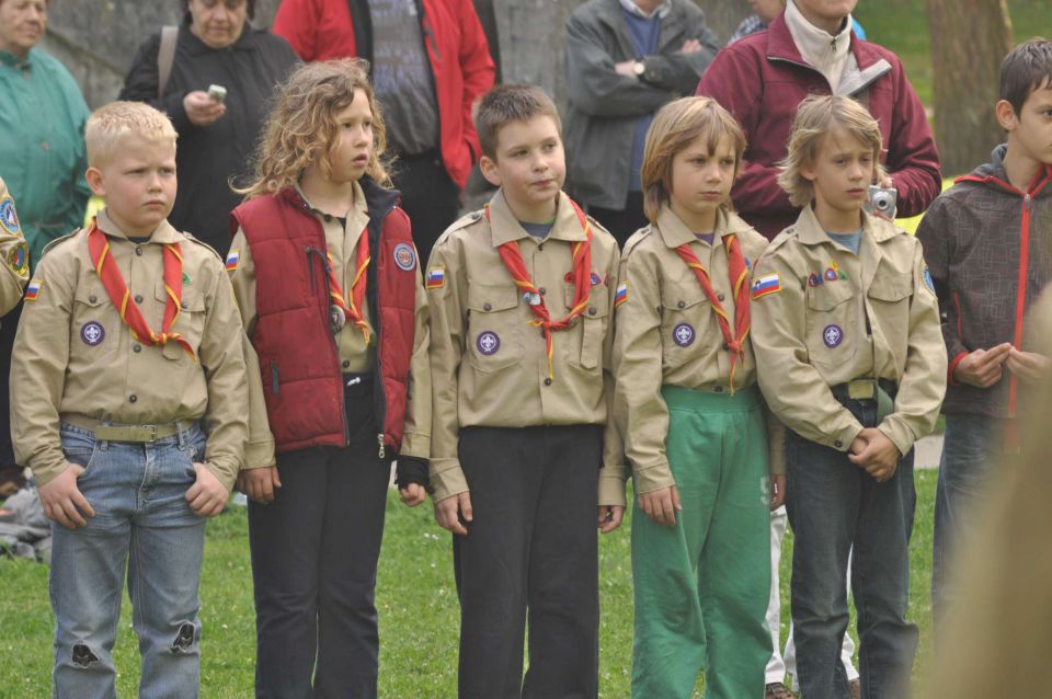 Taborniki, kolesarjenje 21.4.2012 - foto povečava