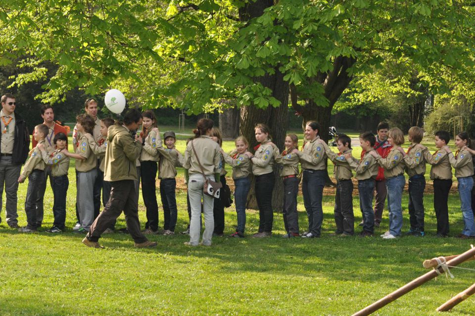 Taborniki, kolesarjenje 21.4.2012 - foto povečava