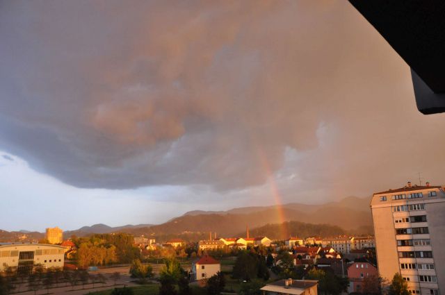 Celje, nevihti s točo 3.5. in 4.5.2012 - foto