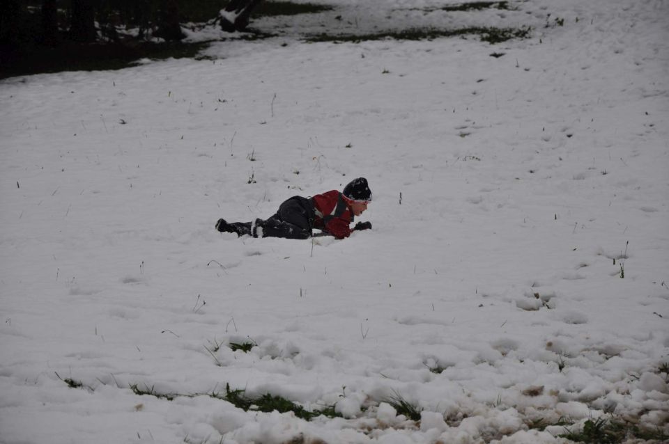 Na snegu - Celje 29.10.2012 - foto povečava