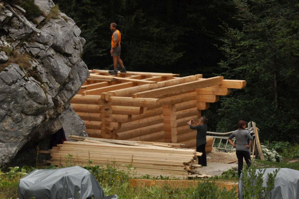 Savinjsko sedlo iz Logarske 10.8.2013 - foto povečava