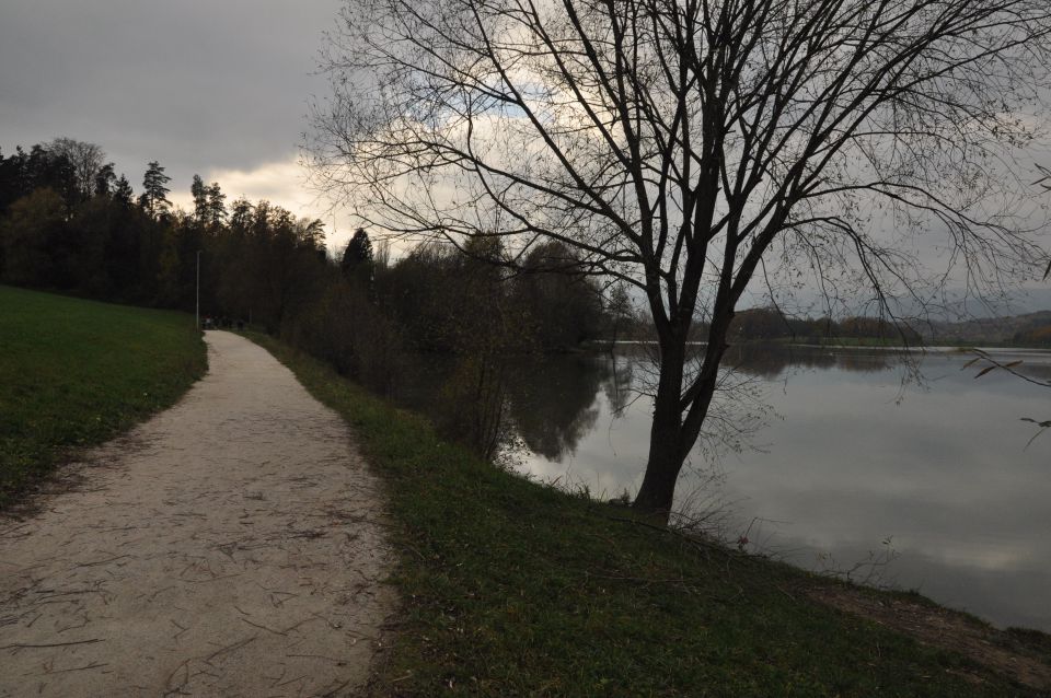 Velenjsko jezero 17.11.2013 - foto povečava