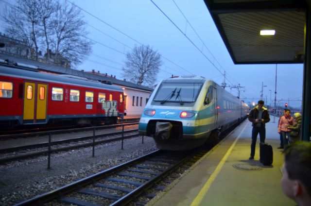 Z vlakom v Ljubljano 30.12.2013 - foto