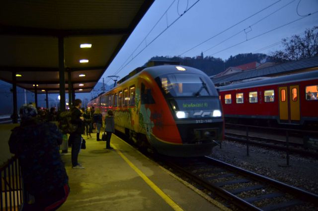 Z vlakom v Ljubljano 30.12.2013 - foto