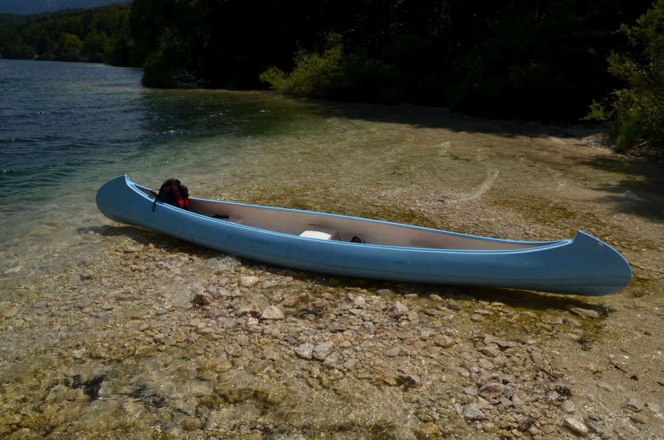 S kanujem po Bohinjskem jezeru 23.7.2014 - foto povečava