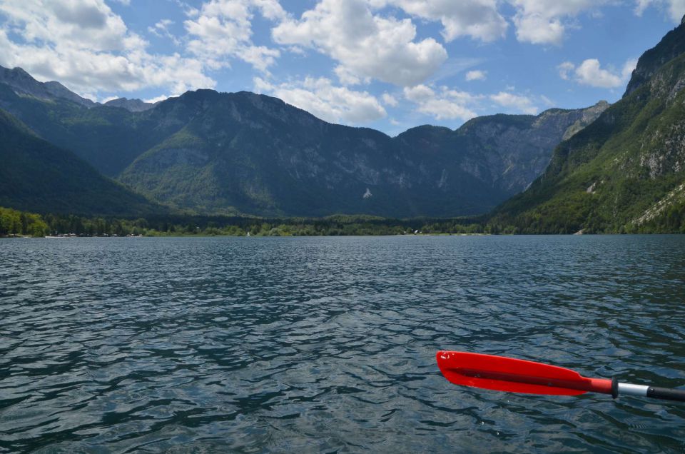 S kanujem po Bohinjskem jezeru 23.7.2014 - foto povečava