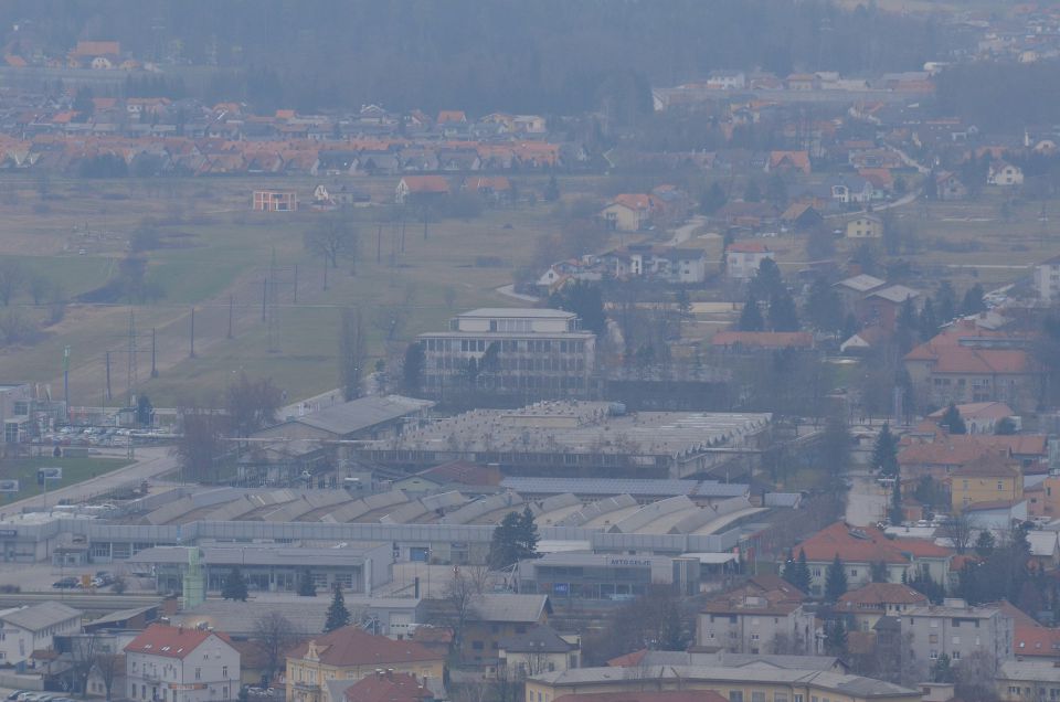 Celje nad mestom 14.3.2015 - foto povečava