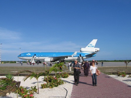Letalo DC474 družbe KLM, ki nas je pripeljalo v Peru