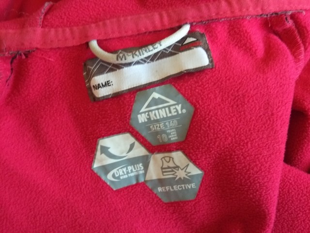 McKinley softshell jakna 140 (15 eur)