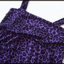 Dekliška vijolična leopard majička, št.164