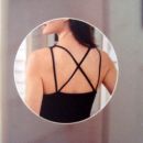 LADIES' YOGA VEST, športna majica brez rokavov, črna, S oz. 36-38  (b)