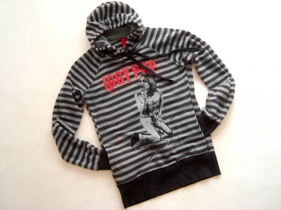 Hoodie IGGY POP, št.34 oz. XS