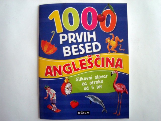 Slikovni slovar 1000 prvih besed Angleščina