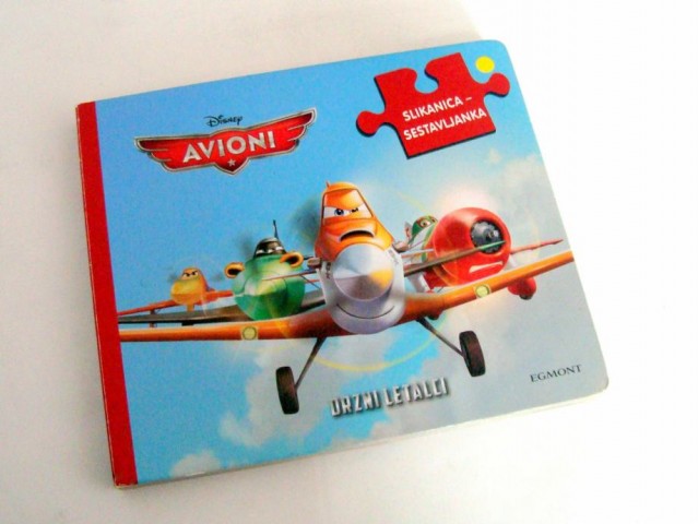 AVIONI Disney: slikanica z zgodbo in sestavljanko