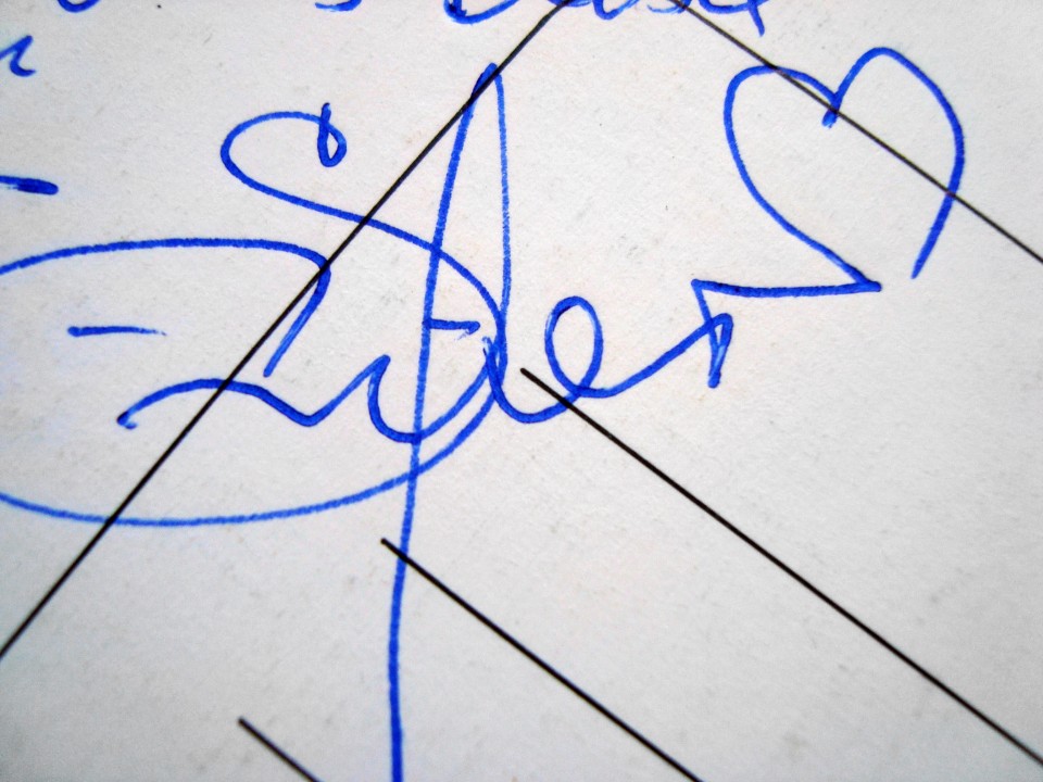 Kartica Andrej ŠIFRER z original avtogramom, l. 1993 (b)