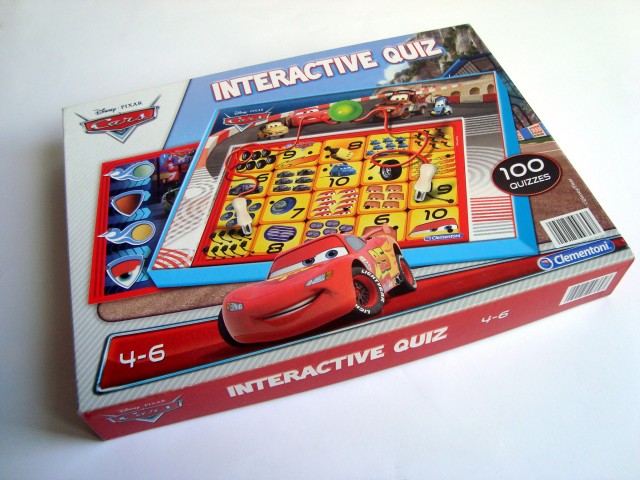Interaktiva igra-kviz Cars Pixar Disney, Clementoni