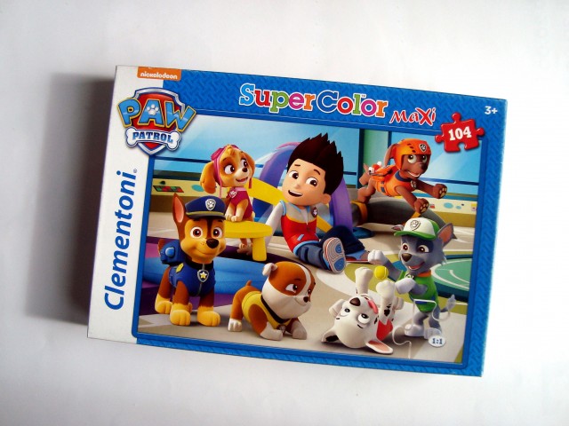 Sestavljanka PAW PATROL-Pasja patrulja, Clementoni, 104 kos