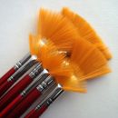 Komplet umetniških čopičev - Fan brush, 10kosov (b)