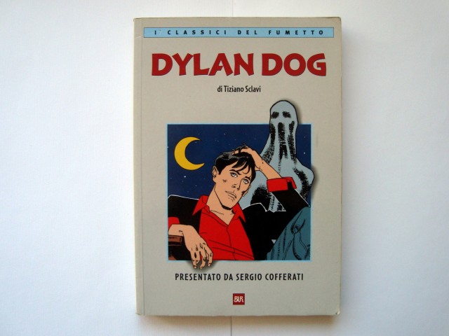 DYLAN DOG barvni strip-knjiga, posebna izdaja z biografijo DD